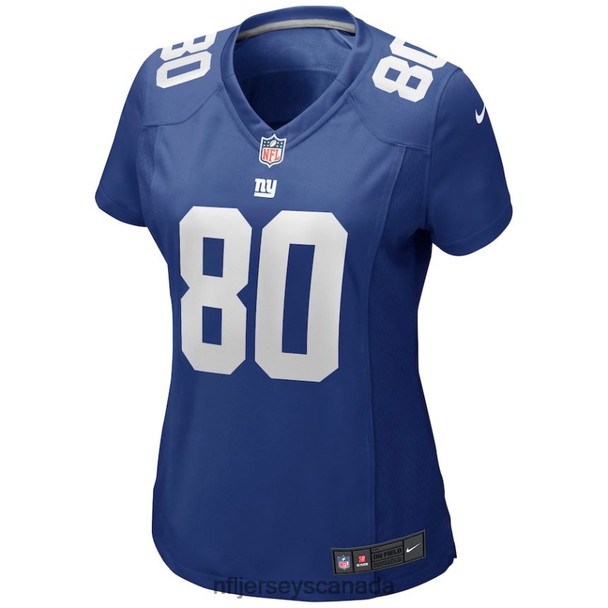 Women New York Giants Jeremy Shockey Nike Royal Game Retired Player Jersey Clothing NFL TBXFR66353