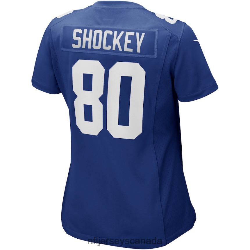 Women New York Giants Jeremy Shockey Nike Royal Game Retired Player Jersey Clothing NFL TBXFR66353