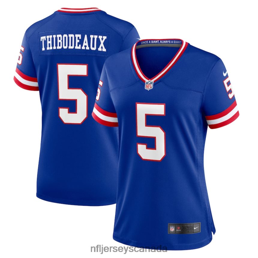 Women New York Giants Kayvon Thibodeaux Nike Royal Classic Player Game Jersey Clothing NFL TBXFR61684