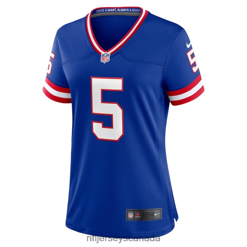Women New York Giants Kayvon Thibodeaux Nike Royal Classic Player Game Jersey Clothing NFL TBXFR61684