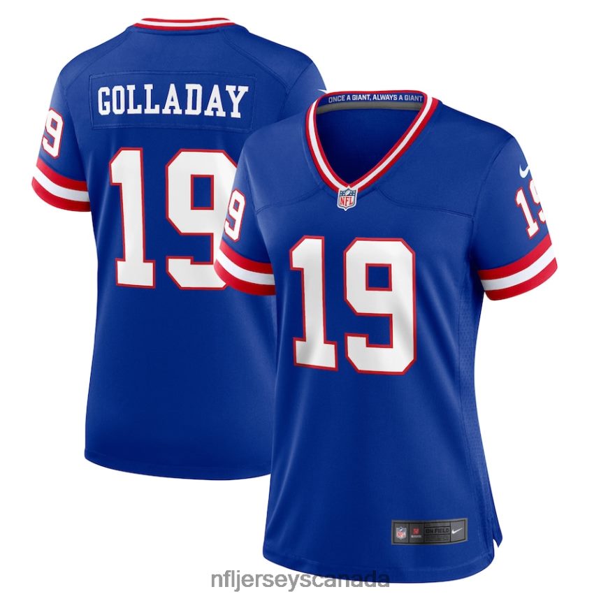 Women New York Giants Kenny Golladay Nike Royal Classic Player Game Jersey Clothing NFL TBXFR64998