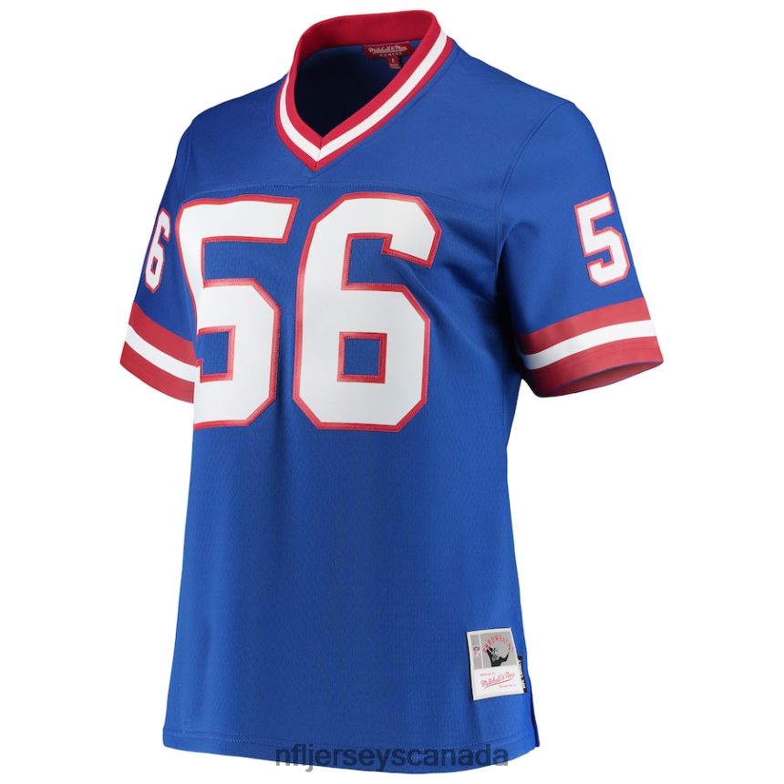Women New York Giants Lawrence Taylor Mitchell  Ness Royal 1986 Legacy Replica Jersey Clothing NFL TBXFR6976