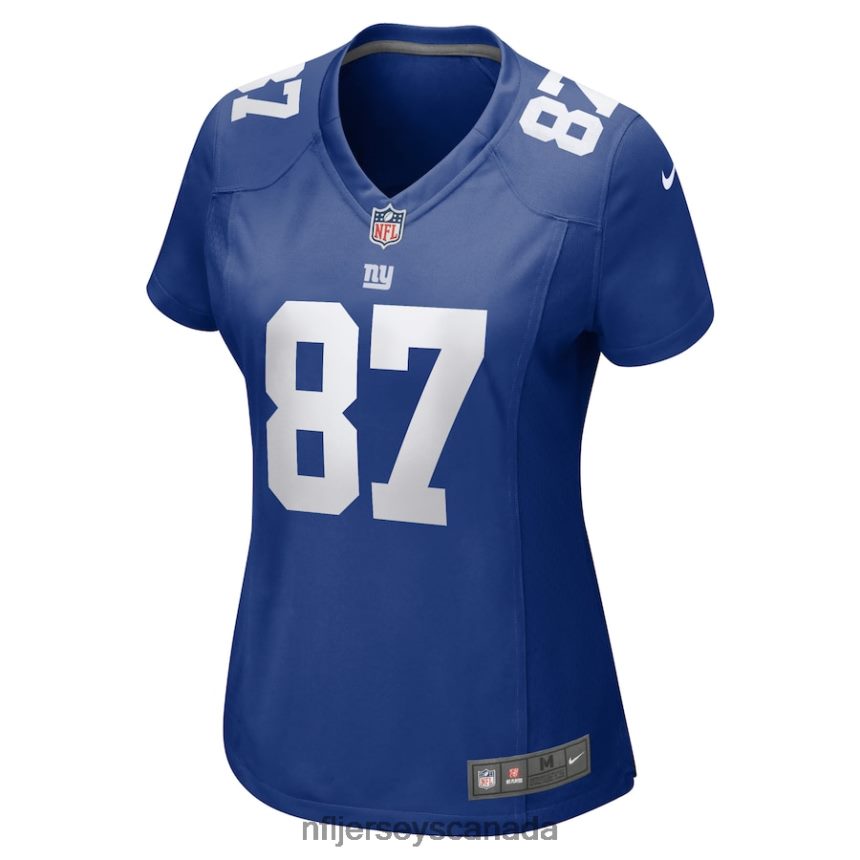 Women New York Giants Makai Polk Nike Royal Home Game Player Jersey Clothing NFL TBXFR65637