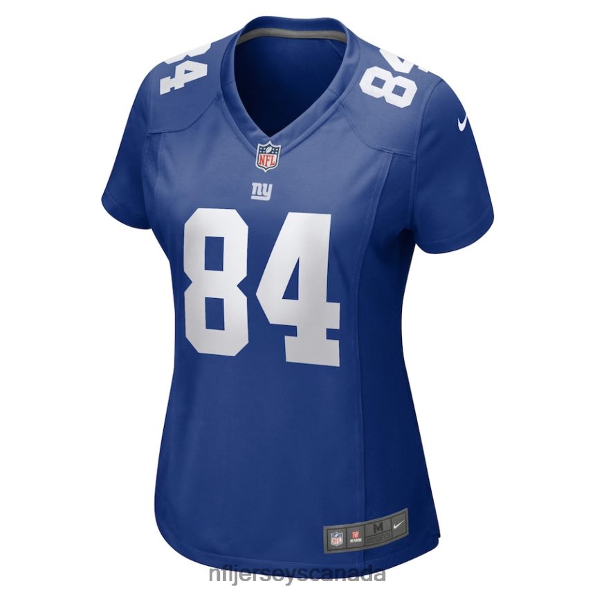 Women New York Giants Marcus Johnson Nike Royal Home Game Player Jersey Clothing NFL TBXFR66106