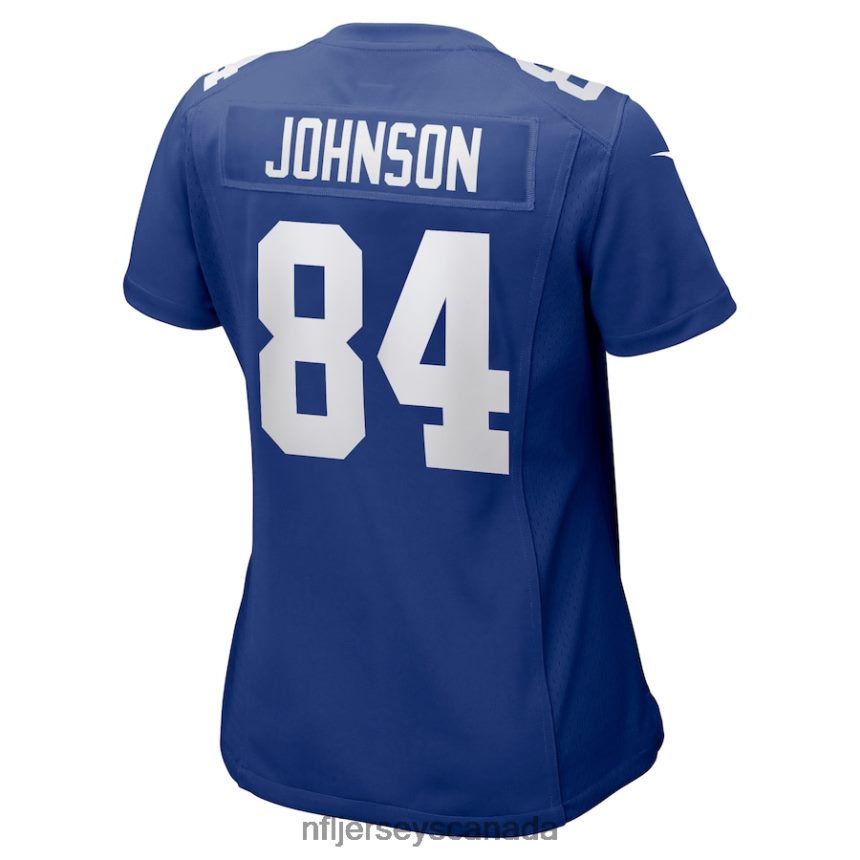 Women New York Giants Marcus Johnson Nike Royal Home Game Player Jersey Clothing NFL TBXFR66106