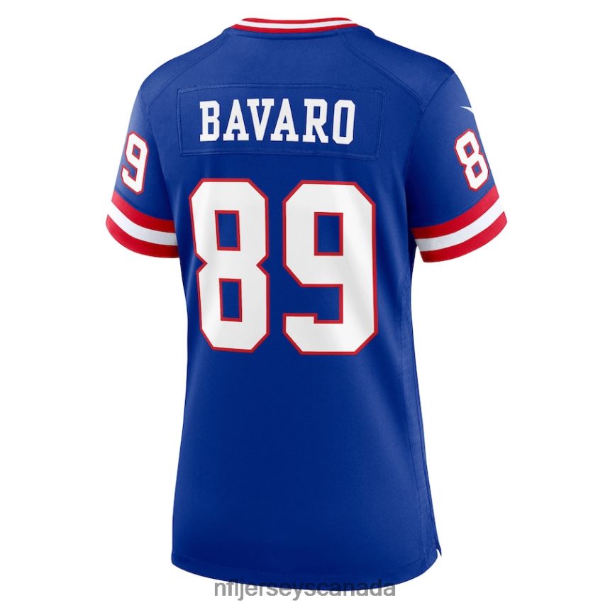 Women New York Giants Mark Bavaro Nike Royal Classic Retired Player Game Jersey Clothing NFL TBXFR63534