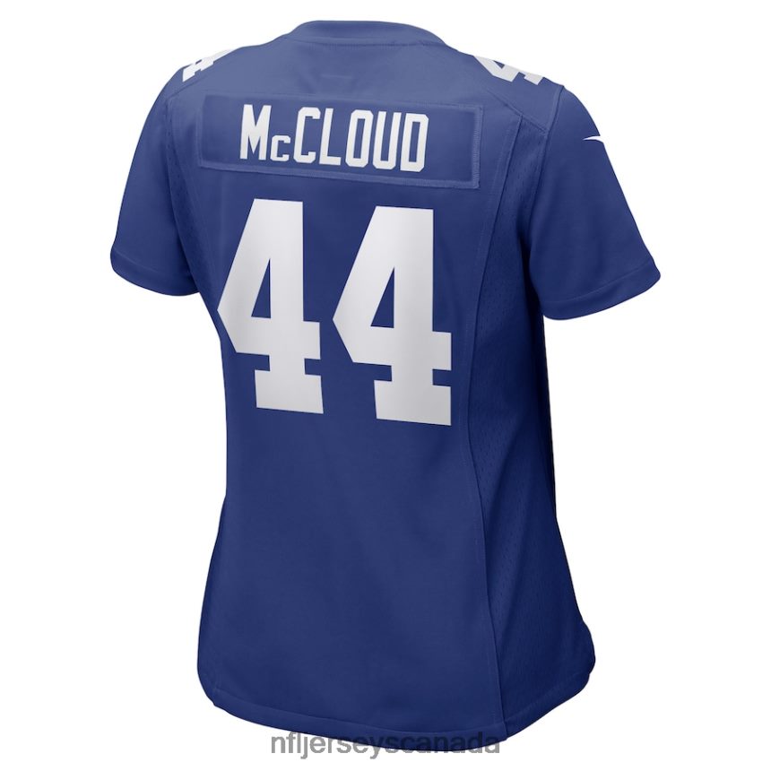 Women New York Giants Nick McCloud Nike Royal Game Player Jersey Clothing NFL TBXFR67028