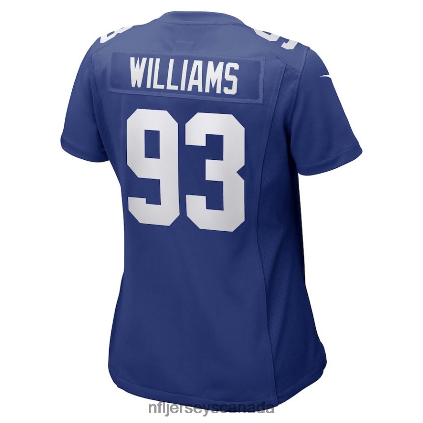 Women New York Giants Nick Williams Nike Royal Game Player Jersey Clothing NFL TBXFR66507