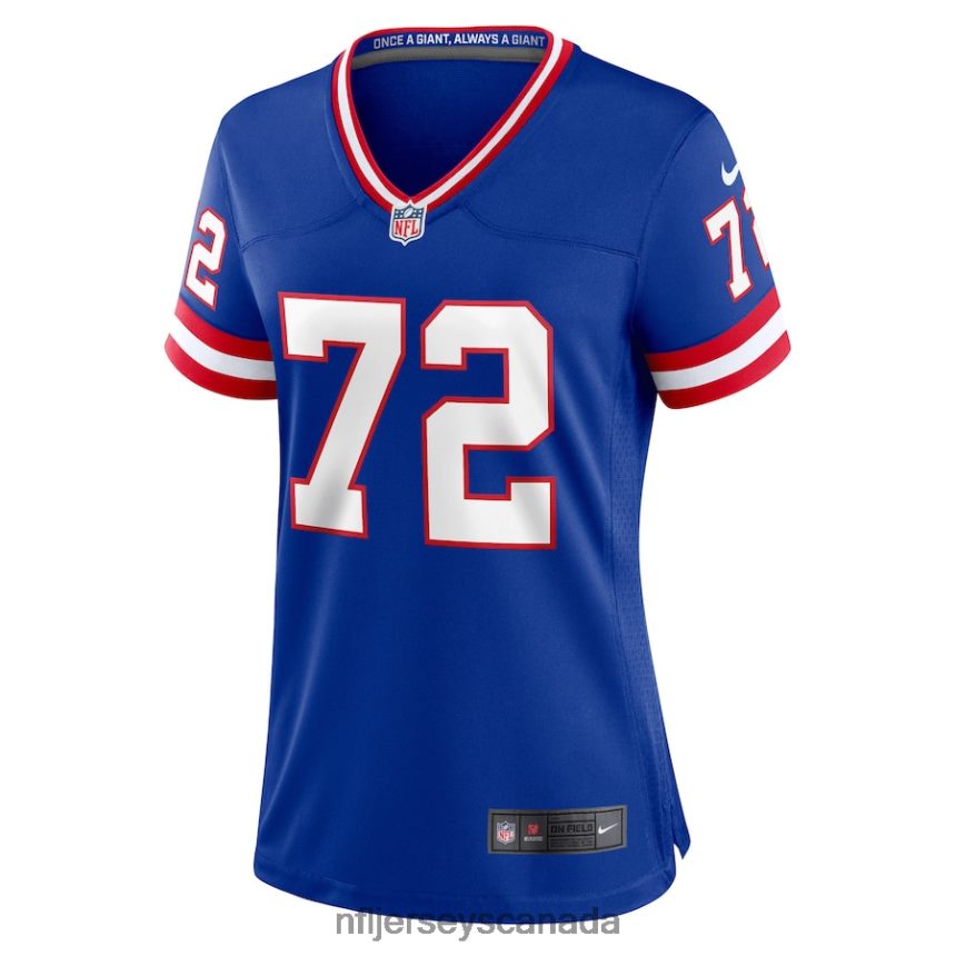 Women New York Giants Osi Umenyiora Nike Royal Classic Retired Player Game Jersey Clothing NFL TBXFR63686