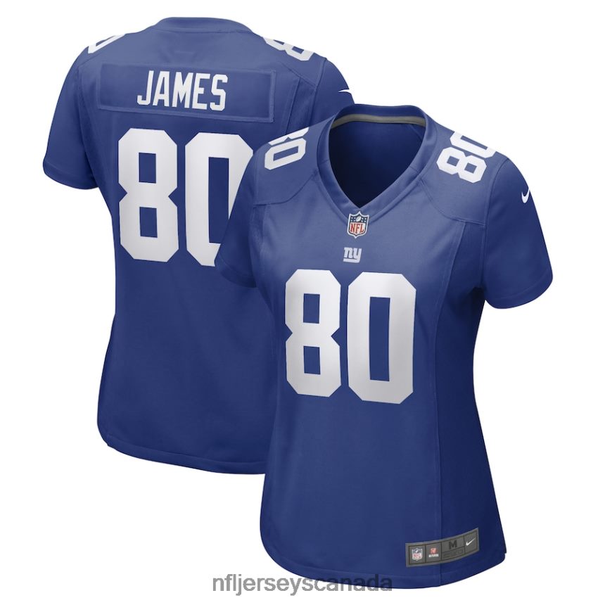 Women New York Giants Richie James Nike Royal Game Player Jersey Clothing NFL TBXFR64274