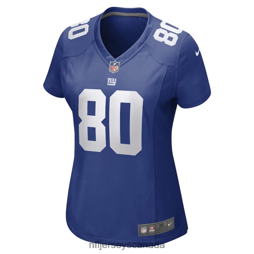 Women New York Giants Richie James Nike Royal Game Player Jersey Clothing NFL TBXFR64274