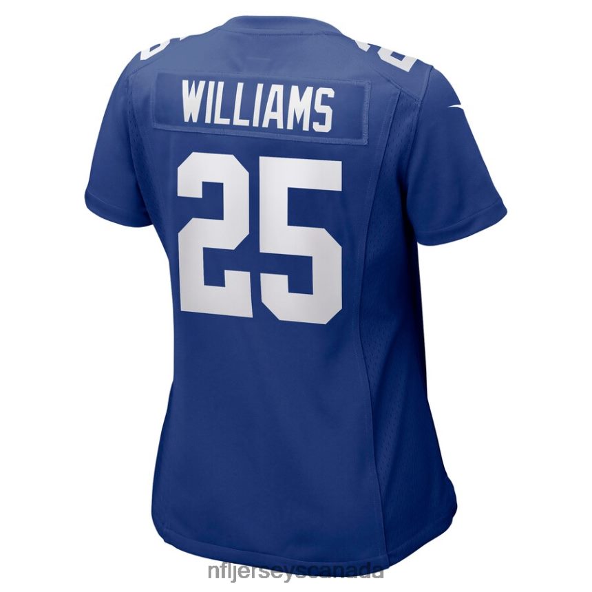 Women New York Giants Rodarius Williams Nike Royal Game Player Jersey Clothing NFL TBXFR66511