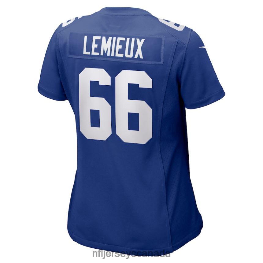 Women New York Giants Shane Lemieux Nike Royal Game Jersey Clothing NFL TBXFR66460