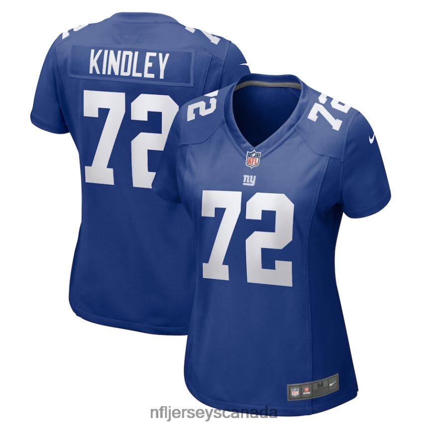 Women New York Giants Solomon Kindley Nike Royal Home Game Player Jersey Clothing NFL TBXFR66850