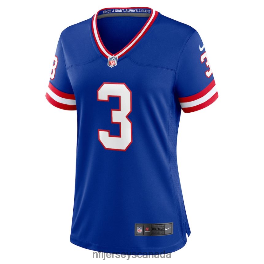 Women New York Giants Sterling Shepard Nike Royal Classic Player Game Jersey Clothing NFL TBXFR62833