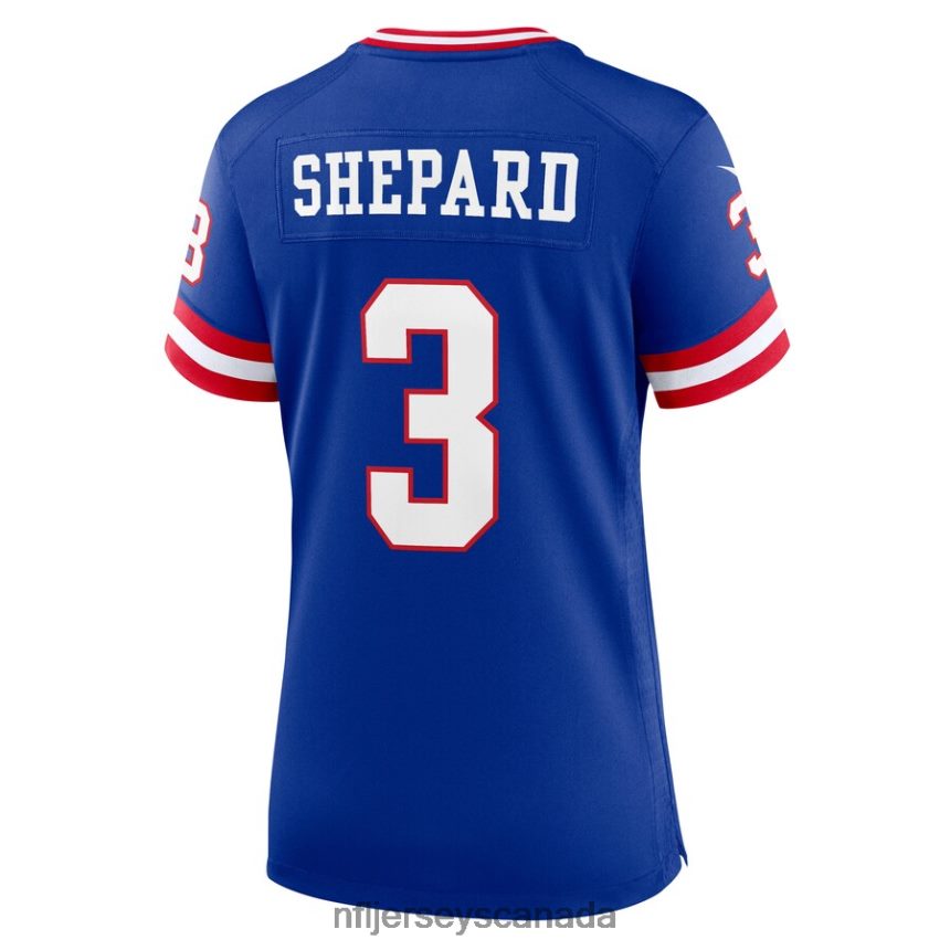 Women New York Giants Sterling Shepard Nike Royal Classic Player Game Jersey Clothing NFL TBXFR62833