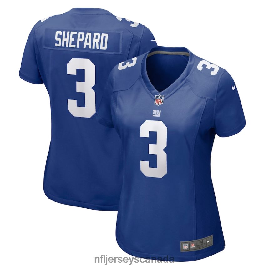 Women New York Giants Sterling Shepard Nike Royal Game Player Jersey Clothing NFL TBXFR64246