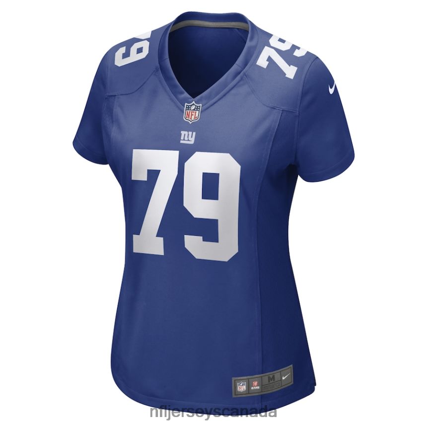 Women New York Giants Tyre Phillips Nike Royal Game Player Jersey Clothing NFL TBXFR66021