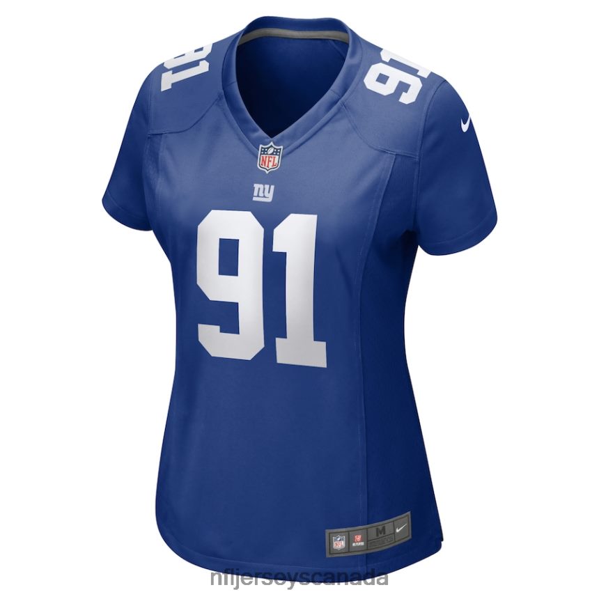 Women New York Giants Vernon Butler Nike Royal Home Game Player Jersey Clothing NFL TBXFR65930