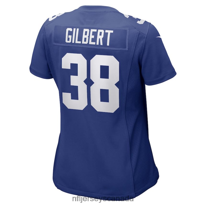 Women New York Giants Zyon Gilbert Nike Royal Game Player Jersey Clothing NFL TBXFR65967