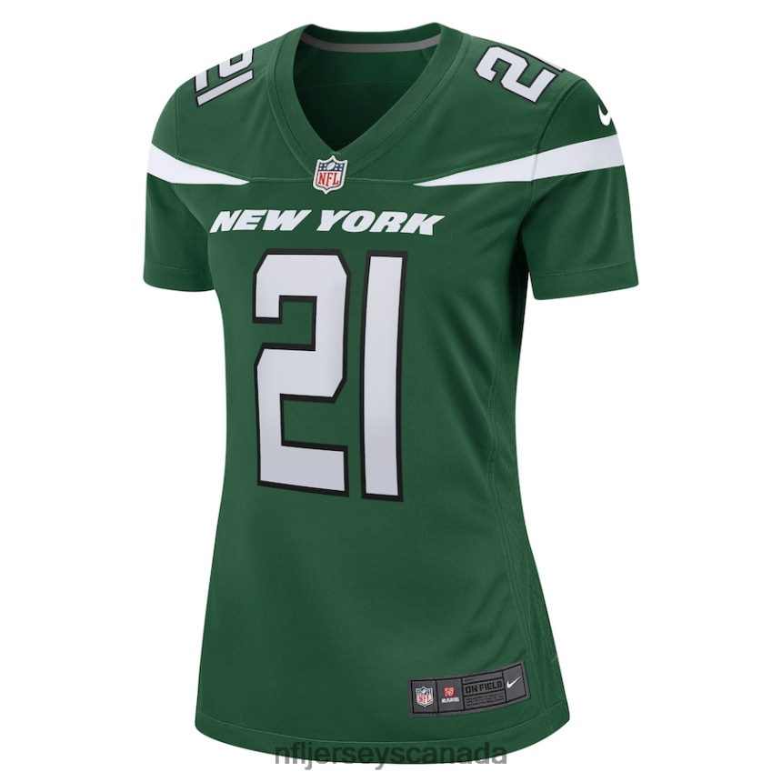 Women New York Jets Ashtyn Davis Nike Gotham Green Game Player Jersey Clothing NFL TBXFR65058