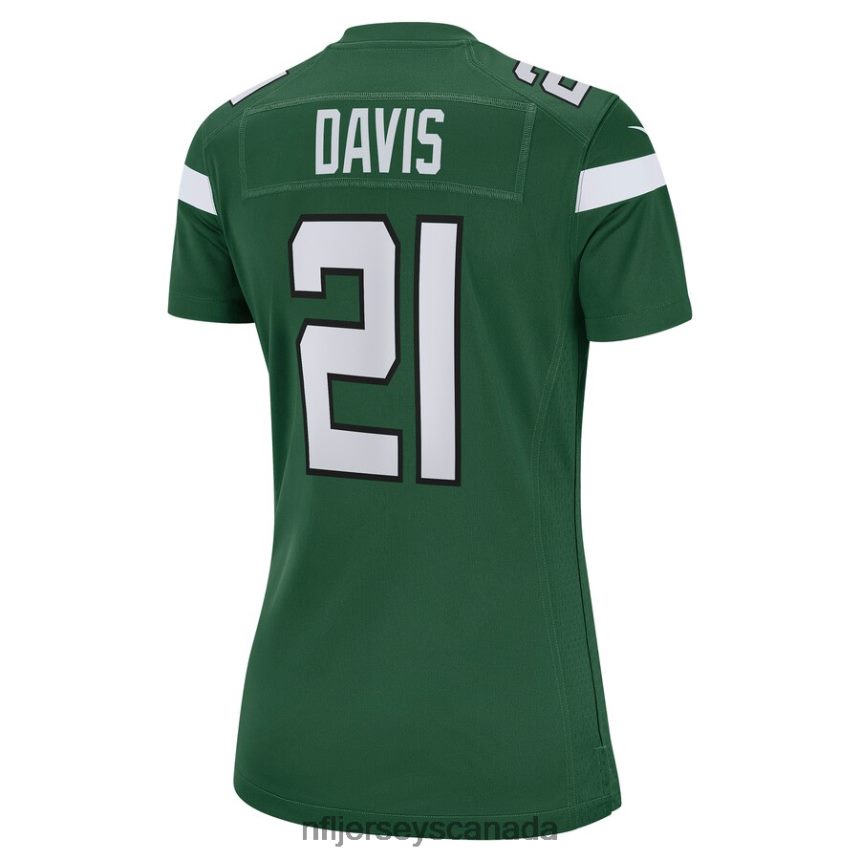 Women New York Jets Ashtyn Davis Nike Gotham Green Game Player Jersey Clothing NFL TBXFR65058