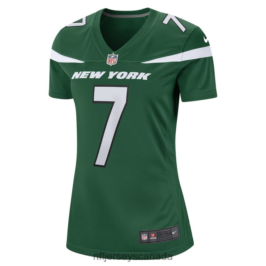 Women New York Jets Braden Mann Nike Gotham Green Game Jersey Clothing NFL TBXFR65064