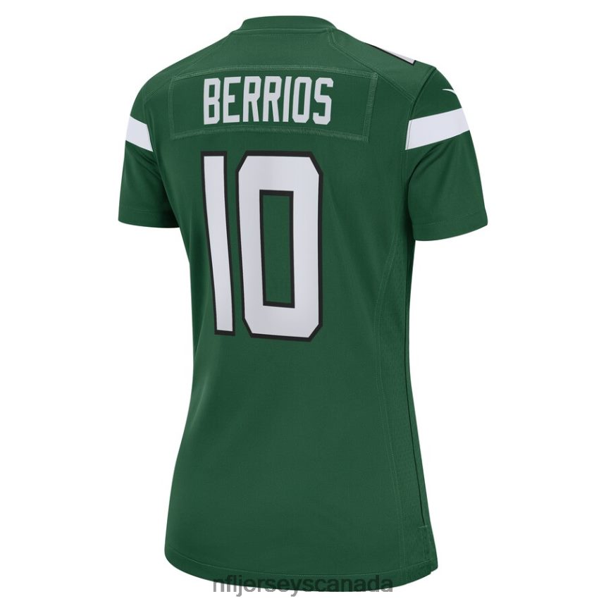 Women New York Jets Braxton Berrios Nike Gotham Green Game Jersey Clothing NFL TBXFR64117