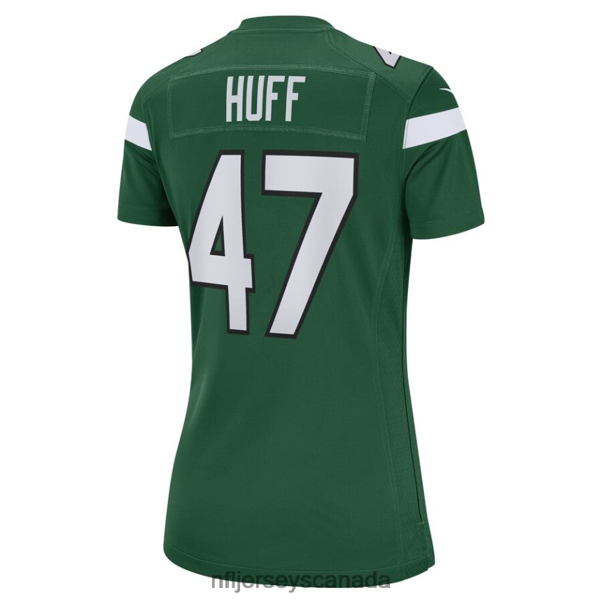 Women New York Jets Bryce Huff Nike Gotham Green Game Jersey Clothing NFL TBXFR65053