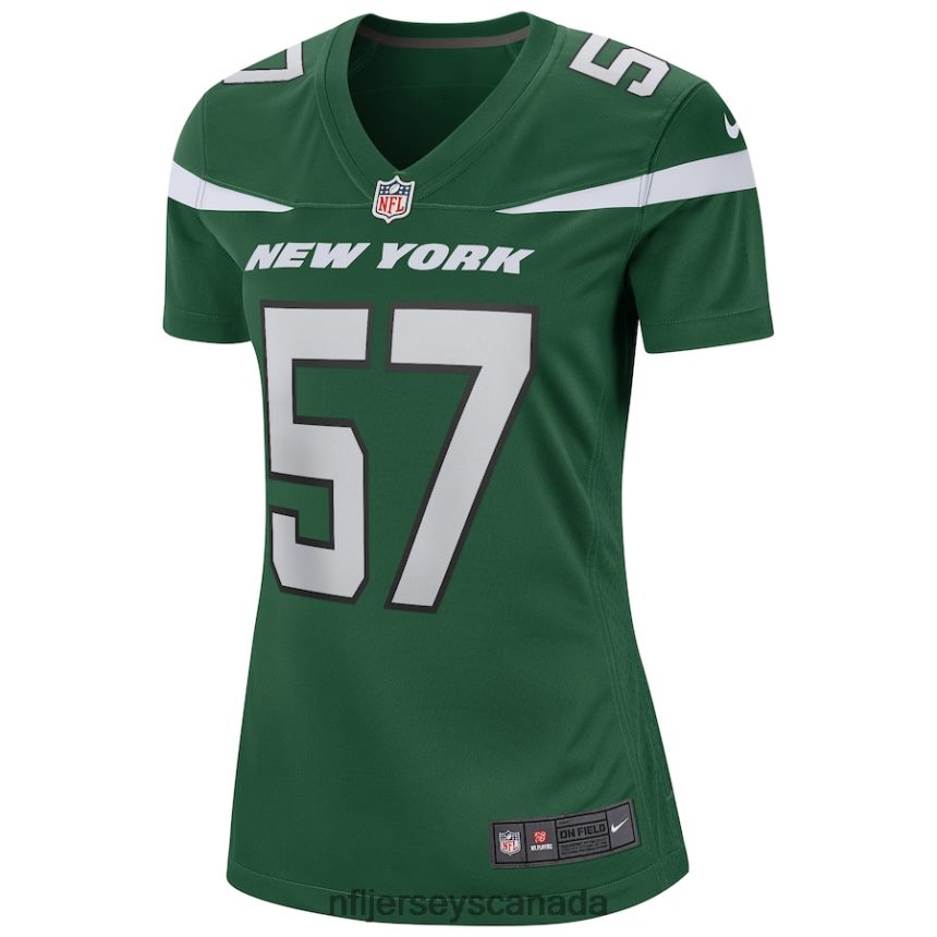 Women New York Jets CJ Mosley Nike Gotham Green Game Player Jersey Clothing NFL TBXFR63803