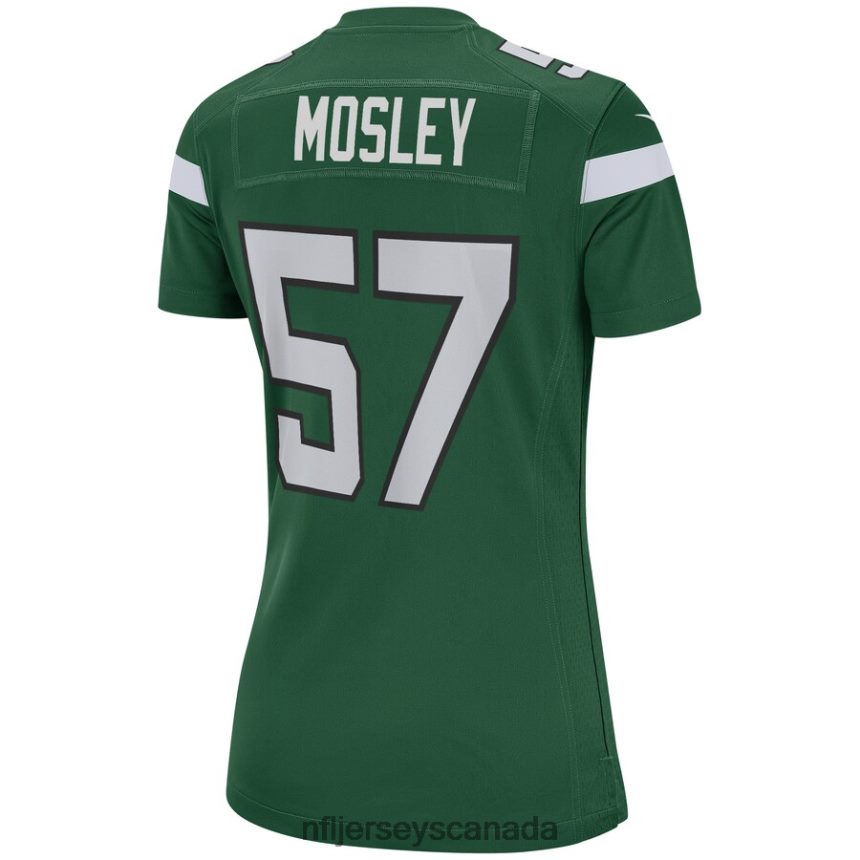 Women New York Jets CJ Mosley Nike Gotham Green Game Player Jersey Clothing NFL TBXFR63803