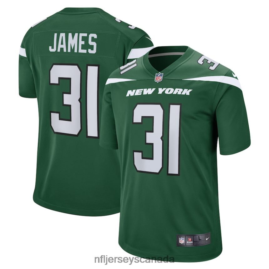 Women New York Jets Craig James Nike Gotham Green Game Player Jersey Clothing NFL TBXFR65032