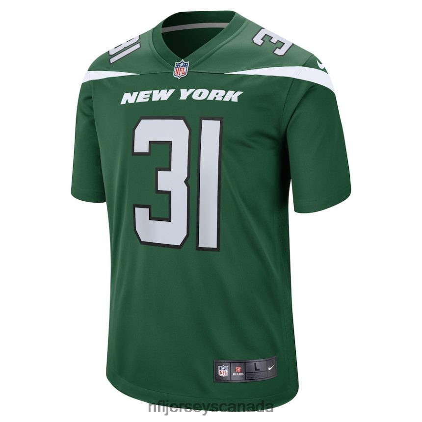 Women New York Jets Craig James Nike Gotham Green Game Player Jersey Clothing NFL TBXFR65032