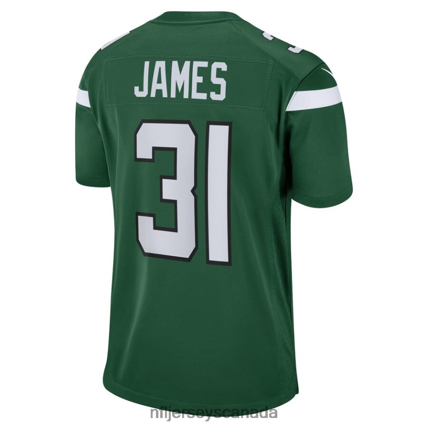 Women New York Jets Craig James Nike Gotham Green Game Player Jersey Clothing NFL TBXFR65032