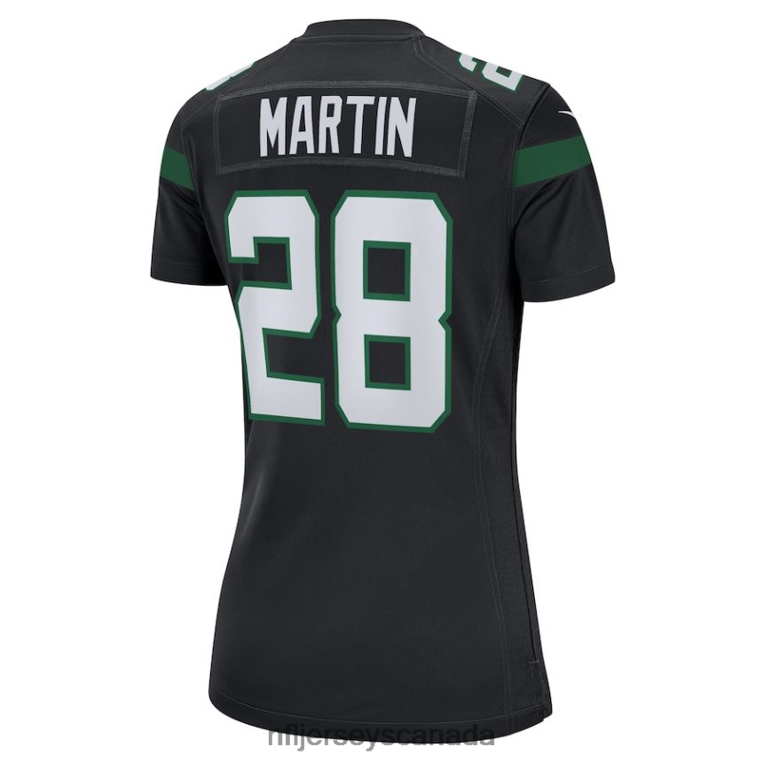 Women New York Jets Curtis Martin Nike Black Retired Player Jersey Clothing NFL TBXFR63985
