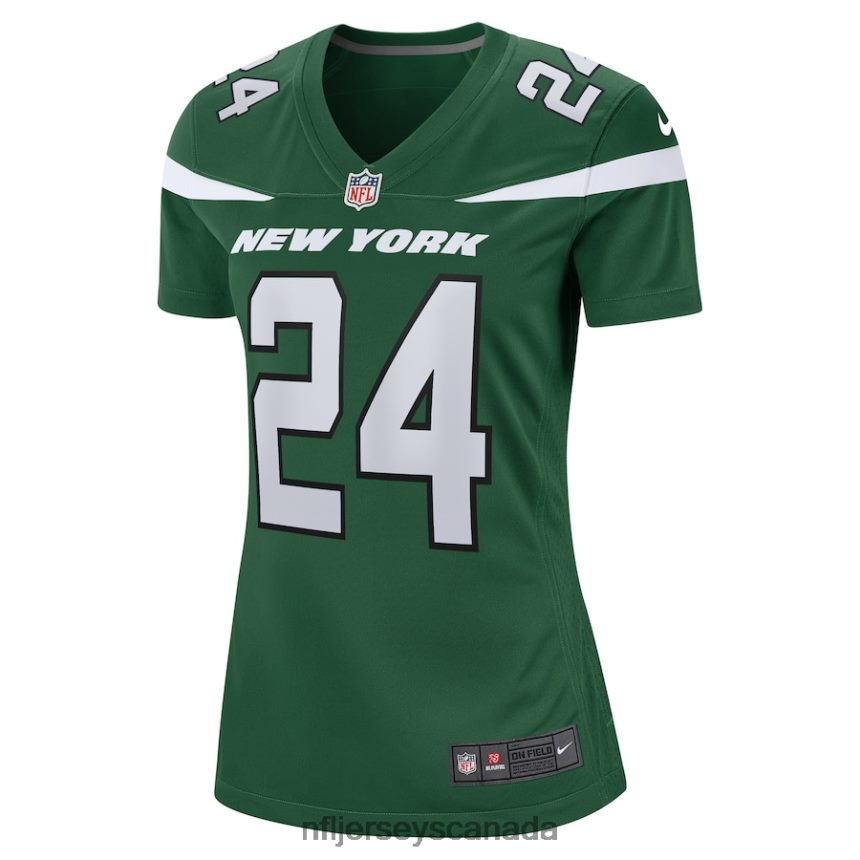 Women New York Jets Darrelle Revis Nike Gotham Green Retired Player Game Jersey Clothing NFL TBXFR63508