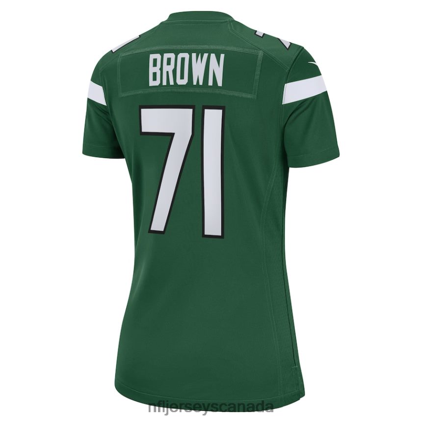 Women New York Jets Duane Brown Nike Gotham Green Game Player Jersey Clothing NFL TBXFR65011