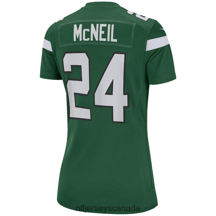 Women New York Jets Freeman McNeil Nike Gotham Green Game Retired Player Jersey Clothing NFL TBXFR65023