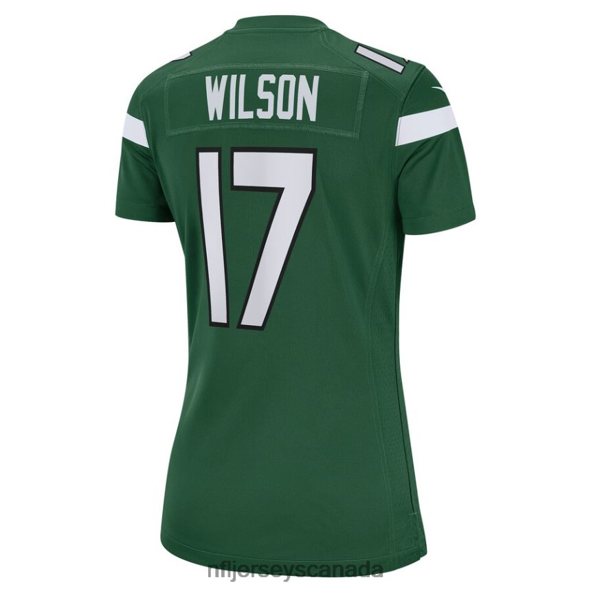 Women New York Jets Garrett Wilson Nike Gotham Green Player Game Jersey Clothing NFL TBXFR61216