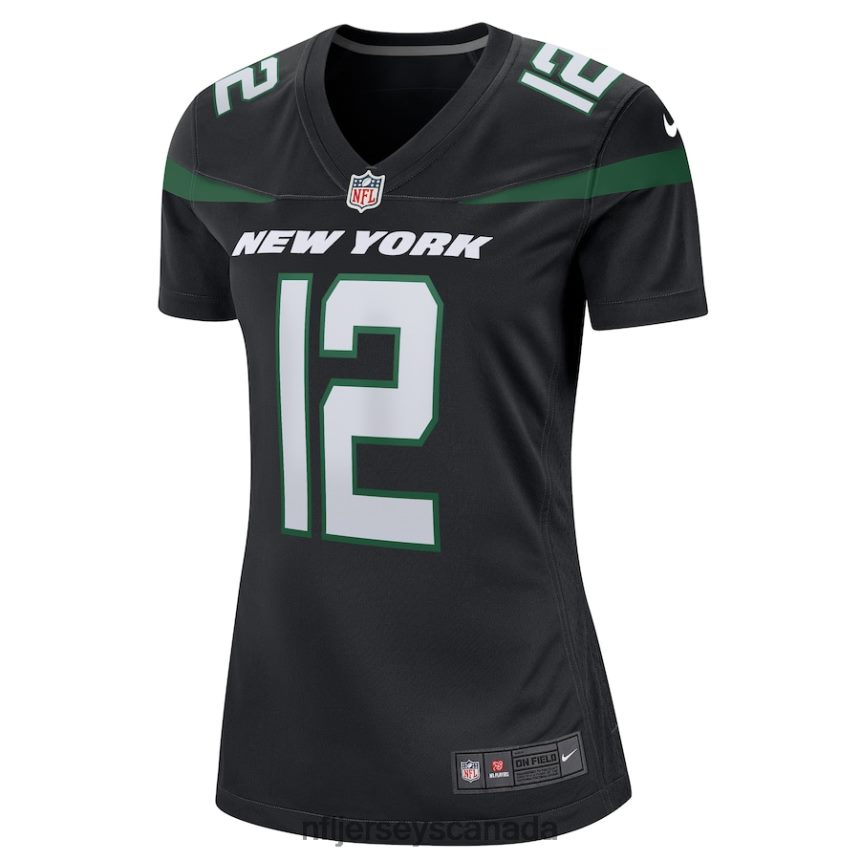 Women New York Jets Joe Namath Nike Black Retired Player Jersey Clothing NFL TBXFR62129