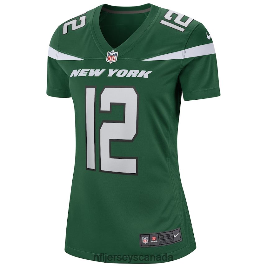 Women New York Jets Joe Namath Nike Gotham Green Game Retired Player Jersey Clothing NFL TBXFR61991