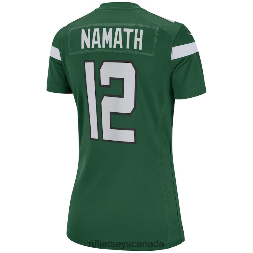 Women New York Jets Joe Namath Nike Gotham Green Game Retired Player Jersey Clothing NFL TBXFR61991