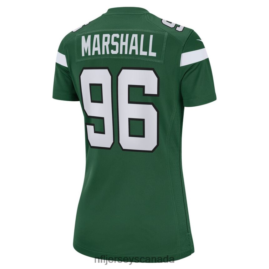 Women New York Jets Jonathan Marshall Nike Gotham Green Game Jersey Clothing NFL TBXFR65042