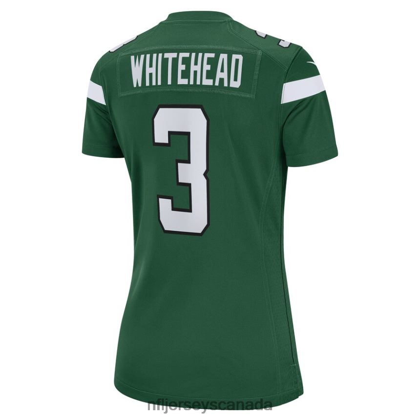 Women New York Jets Jordan Whitehead Nike Gotham Green Game Player Jersey Clothing NFL TBXFR65027