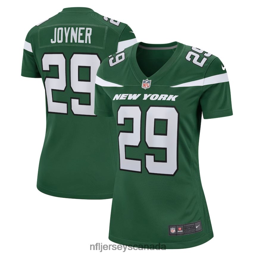 Women New York Jets Lamarcus Joyner Nike Gotham Green Game Jersey Clothing NFL TBXFR65037