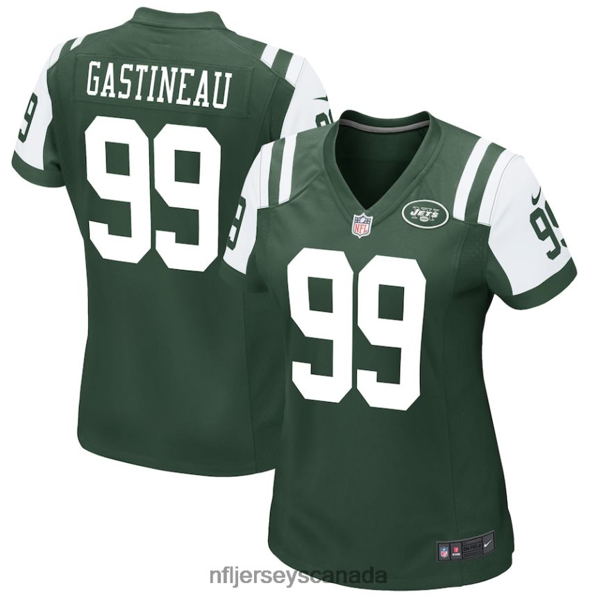 Women New York Jets Mark Gastineau Nike Green Retired Game Jersey Clothing NFL TBXFR65069