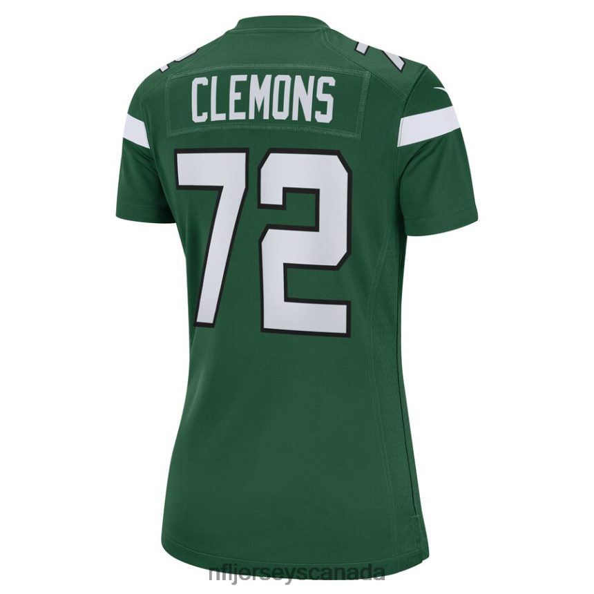 Women New York Jets Micheal Clemons Nike Gotham Green Game Player Jersey Clothing NFL TBXFR63989