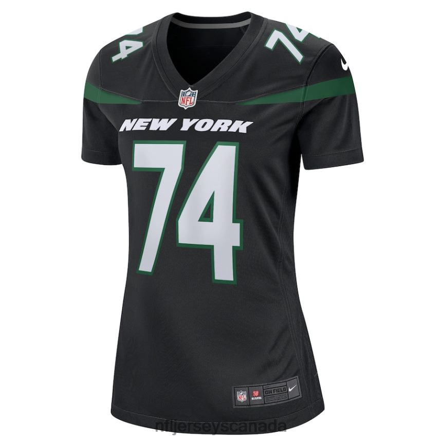 Women New York Jets Nick Mangold Nike Black Retired Player Jersey Clothing NFL TBXFR63928