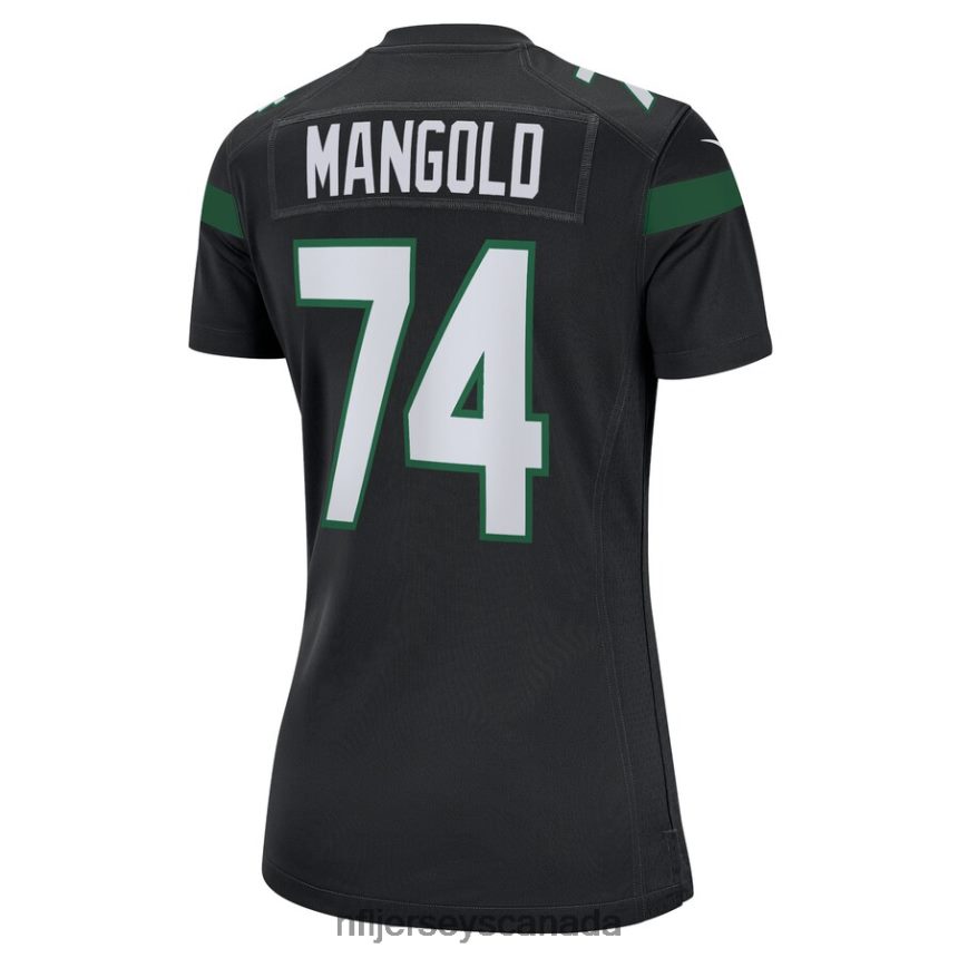 Women New York Jets Nick Mangold Nike Black Retired Player Jersey Clothing NFL TBXFR63928
