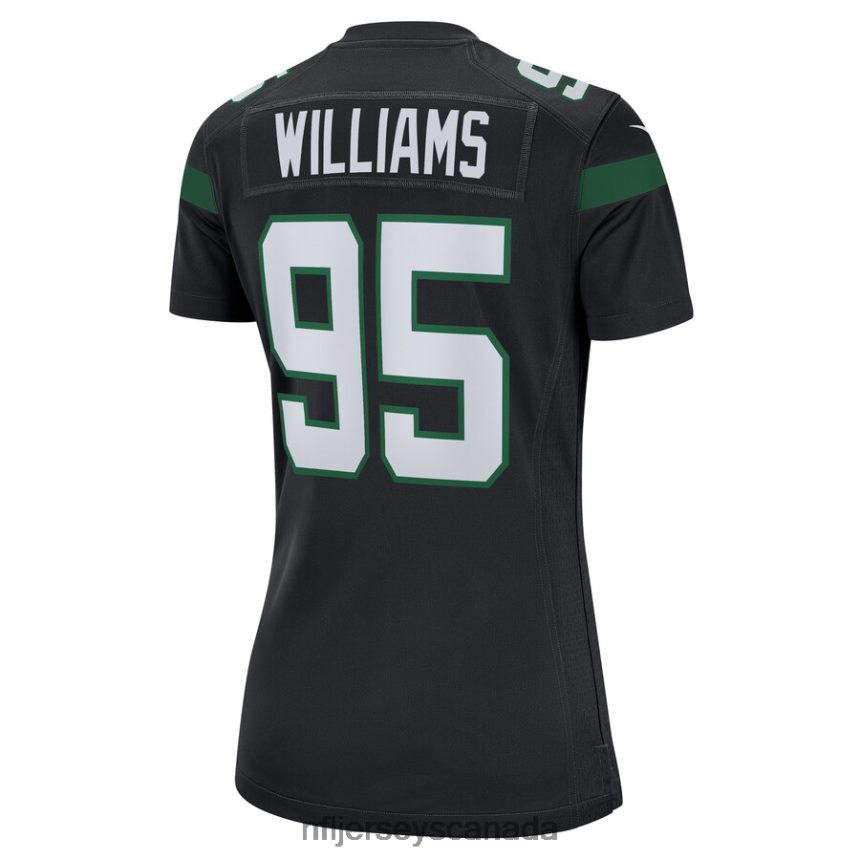 Women New York Jets Quinnen Williams Nike Stealth Black Alternate Game Player Jersey Clothing NFL TBXFR63789